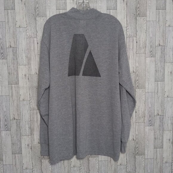 US Army Shirt Men's Lg Improved Physical Fitness Uniform IPFU Gray Mockneck Work - Picture 3 of 13